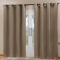 Cortina Blackout Sala e Quarto em Tecido Premium Blecaute Corta a Luz