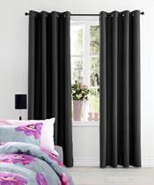 Cortina Blackout Sala/Quarto em Tecido 2,00 x1,80 Preto Admirare