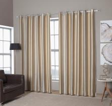 Cortina blackout sued bege 300x250cm