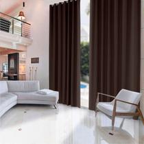 Cortina blackout tabaco pé direito duplo 5,40m x 5,00m Cortina blackout tabaco pé direito duplo 5,40m x 5,00m