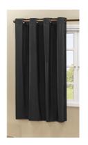 Cortina Blackout Tecido 1,40x1,80 Preto 1 folha