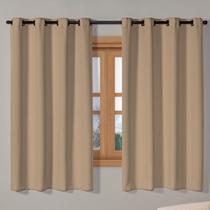 Cortina Blackout Tecido 2,20m x 1,30m Corta 100% Luz Blecaute Sala Quarto Janela
