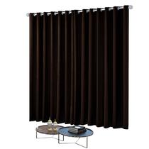 Cortina Blackout Tecido 2,70x1,50 Sala Quarto Marrom