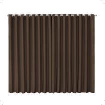 Cortina Blackout Tecido 3,00x2,80m Ilhos Sala Quarto Cor Tabaco Moderna Elegante - RG SHOPS CORTINA TECIDO BLACKOUT GRANDE Cortina Blackout Tecido 3,00x2,80m Ilhos Sala Quarto Cor Tabaco Moderna Elegante - RG SHOPS CORTINA TECIDO BLACKOUT GRANDE