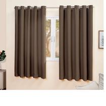 Cortina Blackout Tecido 5,00m x 2.00m Ihós Cromado Varão Simples