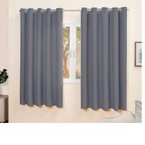 Cortina Blackout Tecido 5,00m x 2.00m Ihós Cromado Varão Simples