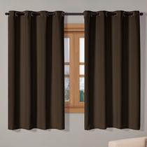 Cortina Blackout Tecido Corta 100% Luz Blecaute para Sala Quarto Janela Cozinha Moderna