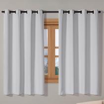 Cortina Blackout Tecido Corta 100% Luz Blecaute para Sala Quarto Janela Cozinha Moderna - Enxoval Vip