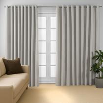 Cortina Blackout Tecido Textura Linho Premium Vedação 100% 2,65x2,50m Corta Luz Quarto Sala Supreme Cortina Blackout Tecido Textura Linho Premium Vedação 100% 2,65x2,50m Corta Luz Quarto Sala Supreme