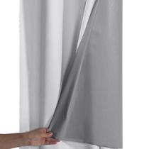 Cortina Blackout Voil 2,80X1,60 Corta Luz Sala Branco