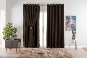 Cortina Blackout voil Em Tecido 6,00 X 2,80 C/ Quarto Sala
