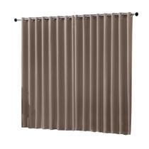 Cortina Blecaute 6 Metros Varão Simples Sala Quarto Caqui Cortina Blecaute 6 Metros Varão Simples Sala Quarto Caqui