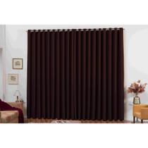 Cortina Blecaute 6,00x2,70 Esticada Tecido Grosso Corta Luz Blackout Sala Quarto Cinema em casa 70%