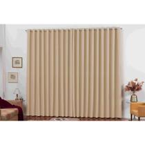 Cortina Blecaute 8,00x2,70 Esticada Tecido Grosso Corta Luz Blackout Sala Quarto Cinema em casa 70%