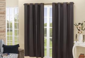 Cortina Blecaute Blackout Corta Luz 2,20 M X 1,30 M PVC Tabaco Casa Tem