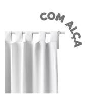 Cortina Blecaute Blackout PVC Corta Luz Quarto Sala Escritório Branco c/ ilhos 2.80 x 1.40 cm