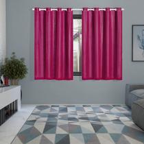 Cortina Blecaute Blackout PVC prata com Voil 2,80m x 1,60m - Pink