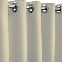 Cortina Blecaute de Tecido Para Quarto e Sala 3 Metros Com Ilhós Cromado Admirare