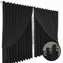cortina blecaute para sala e quarto Jade 7,10 x 2,60 preto cortina blecaute para sala e quarto Jade 7,10 x 2,60 preto
