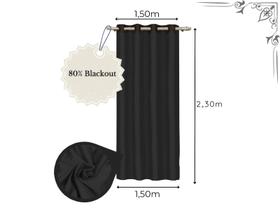 Cortina Blecaute Uma Folha 1,50m x 2,30m Blackout Para Sala Quarto