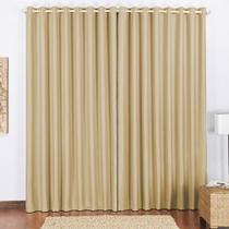 Cortina Block Blackout Trilho Suisso Max 3,00X2,60M Avelã Cortina Block Blackout Trilho Suisso Max 3,00X2,60M Avelã