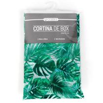 Cortina Box 160x200 Poliéster Selva Cazza Verde