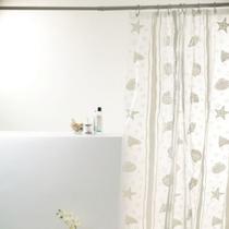 Cortina Box Banheiro Pvc 198cm X 180cm + Varão 70 A 120cm