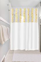 Cortina Box Flores Vinil c/ Visor 1,35x2,00 Metros - 130491 - Plastleo