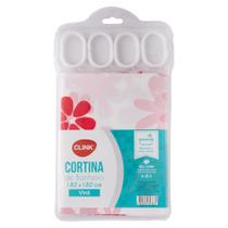 Cortina Box Para Banheiro Vinil 180x180cm - Clink