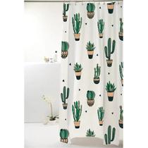 Cortina Box Poliéster Cactos Verde 198x180cm Uzoo Cortina Box Poliéster Cactos Verde 198x180cm Uzoo