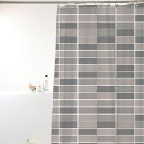 Cortina Box Poliester Geométrica 198x180cm Colorida