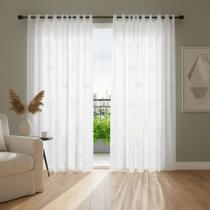 Cortina Branca Renda Com Forro Sala Quarto 3,50 Largx 2,20 Alt Cortina Branca Renda Com Forro Sala Quarto 3,50 Largx 2,20 Alt