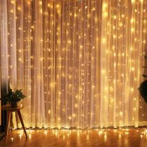 Cortina branco quente 300 leds Cortina branco quente 300 leds