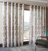 cortina casa doro 3,00m x 2,40m sala ,escritorio ,quarto