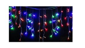 Cortina Cascata 192 Leds Natal 1,5 x 1,8 metros Colorida 110v