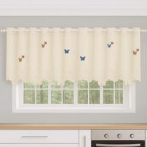 Cortina Cascata Bando Borboleta Sortida 0,75X2,60