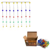 Cortina Cascata Colorida Natal 8 Funções 3m 127v Cortina Cascata Colorida Natal 8 Funções 3m 127v