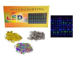 Cortina Cascata Decoração Natal Luz Led c/3 Funções 127v Cortina Cascata Decoração Natal Luz Led c/3 Funções 127v