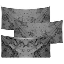 Cortina cetim 5,5m 3pç cabine caminhão ford cargo 712 815