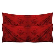 Cortina cetim 7m 2pç cabine caminhão ford cargo 712 815