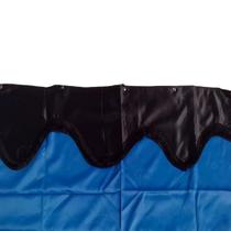 Cortina Cetim Divisoria Teto Alto - Azul