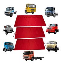 Cortina Cetim Frente E Lateral Mb 1113 3pcs Cabine Pequena