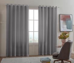 Cortina Chiffon Serenity grafite 2,50x3,84 Cortina Chiffon Serenity grafite 2,50x3,84