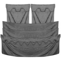 Cortina chinil completa 5pç cabine baixa caminhão mb volvo sc Cortina chinil completa 5pç cabine baixa caminhão mb volvo sc