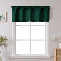 Cortina Chyhomenyc BSMB Valance Hunter Verde 152x46 cm