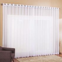 Cortina Classic Voal 12m X 2,90 Metros Branco - vitheotex enxovais