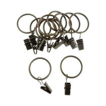 Cortina Clipes com gancho, Cortina metálica Rustproof, 12 Pack