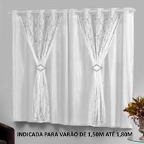 Cortina com forro 2,20x1,30 p/ janela em oferta Marrocos