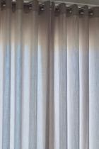 Cortina com Ilhós para Varão Comum 2,50m Larg. X 2,70m Alt. Linho Sintético Cortina com Ilhós para Varão Comum 2,50m Larg. X 2,70m Alt. Linho Sintético