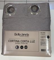 Cortina Corta Luz 3,00 x 1,70 Tecido Blend Bella Janela